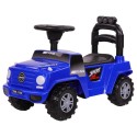 Myts Wrangler Style Jeep Swing & Push Car w/ Canopy Blue