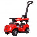 Myts Wrangler Style Jeep Swing & Push Car w/ Canopy Red