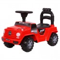 Myts Wrangler Style Jeep Swing & Push Car w/ Canopy Red